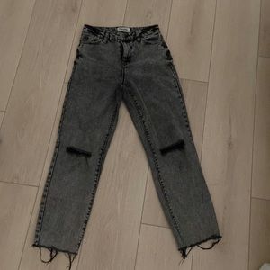 RSQ grey wash ripped jeans